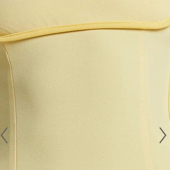 ABEGAILLE MIDI DRESS - BODYCON DRESS IN LEMON - Picture 3 of 7